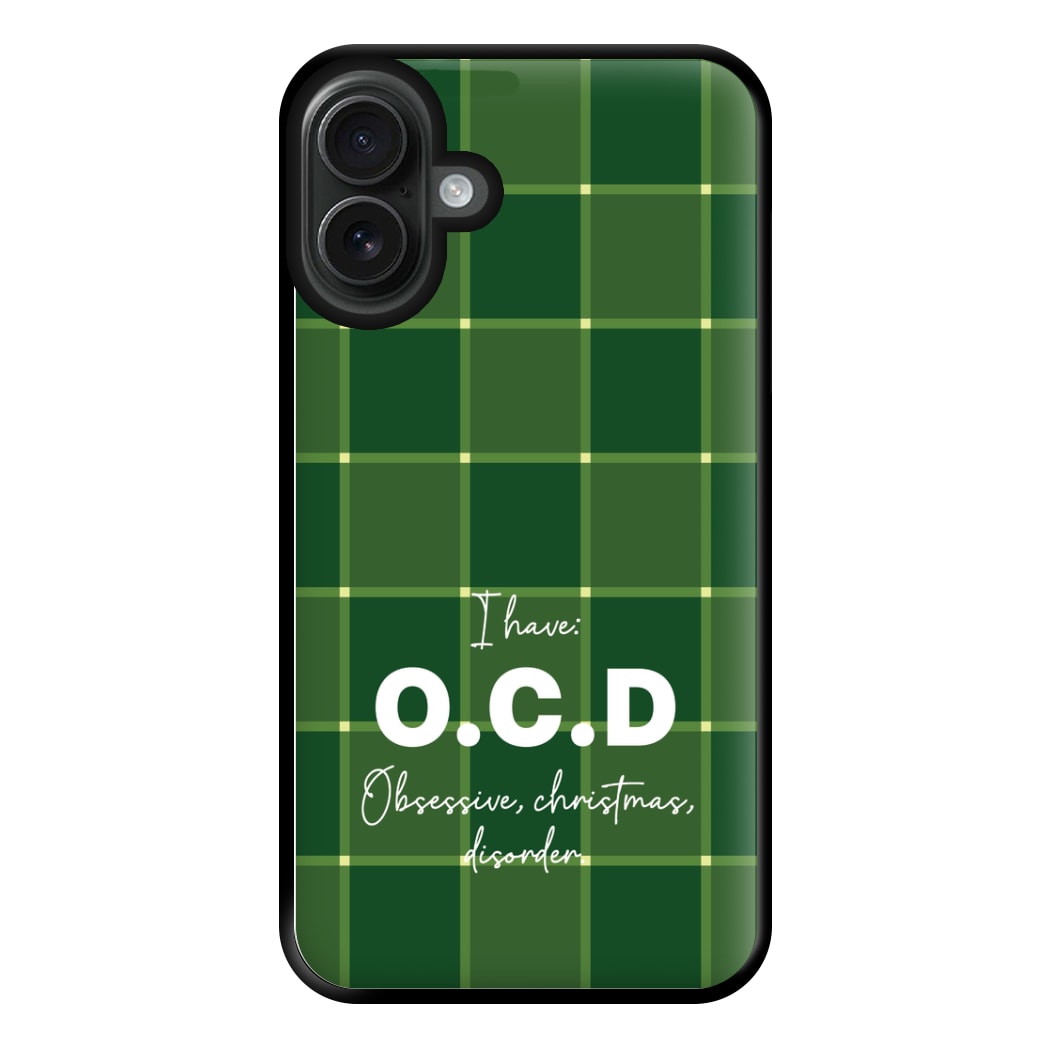 Obsessive Christmas Order Phone Case for iPhone 16 Plus