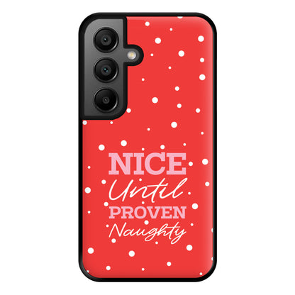 Nice Until Proven Naughty Phone Case for Google Pixel 8