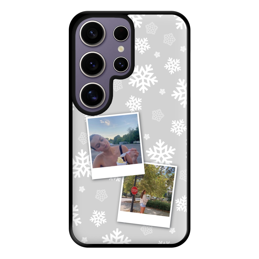 Polaroid Christmas Phone Case for Galaxy S25 Ultra