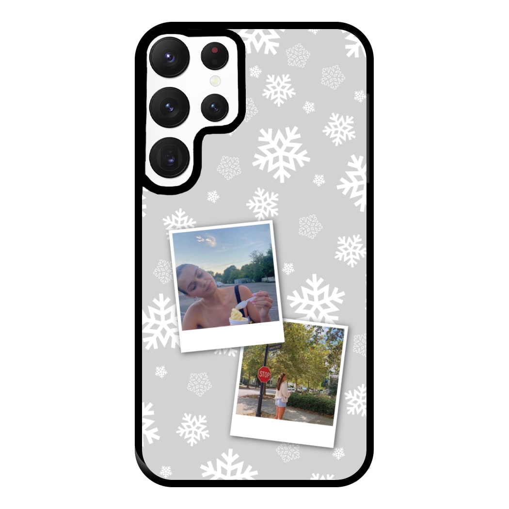 Polaroid Christmas Phone Case for Galaxy S22 Ultra