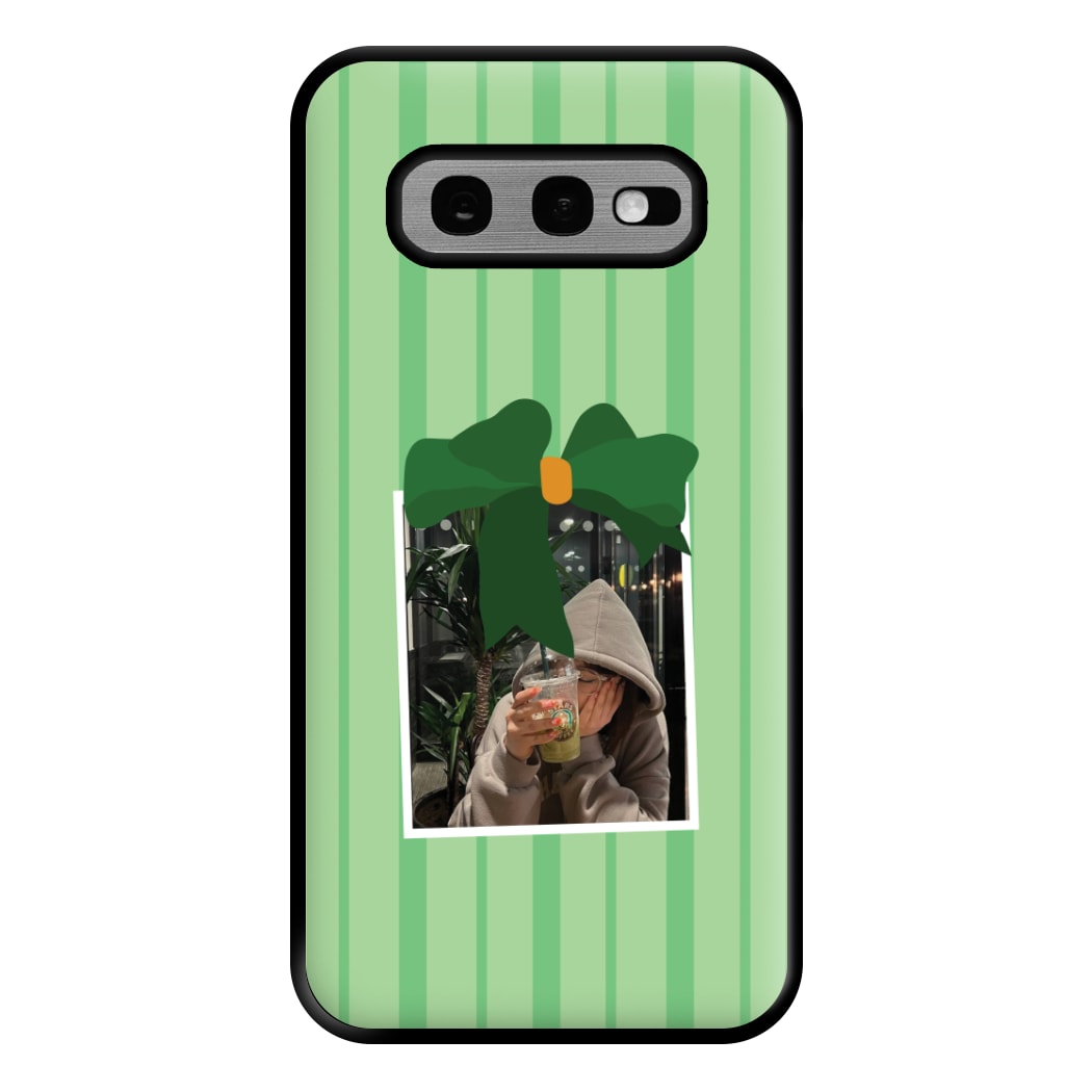 Polaroid Bow Christmas Phone Case for Galaxy S10e