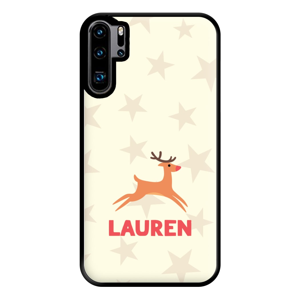 Personalised Raindeer Phone Case for Huawei P30 Pro