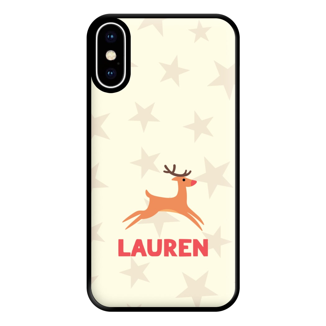 Personalised Raindeer Phone Case for iPhone XS Max