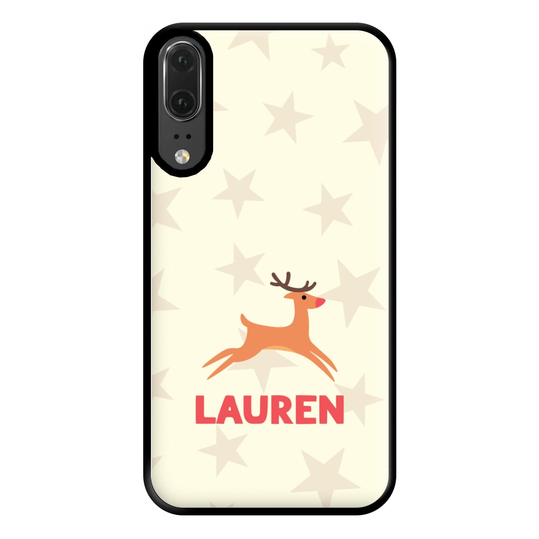 Personalised Raindeer Phone Case for Huawei P20