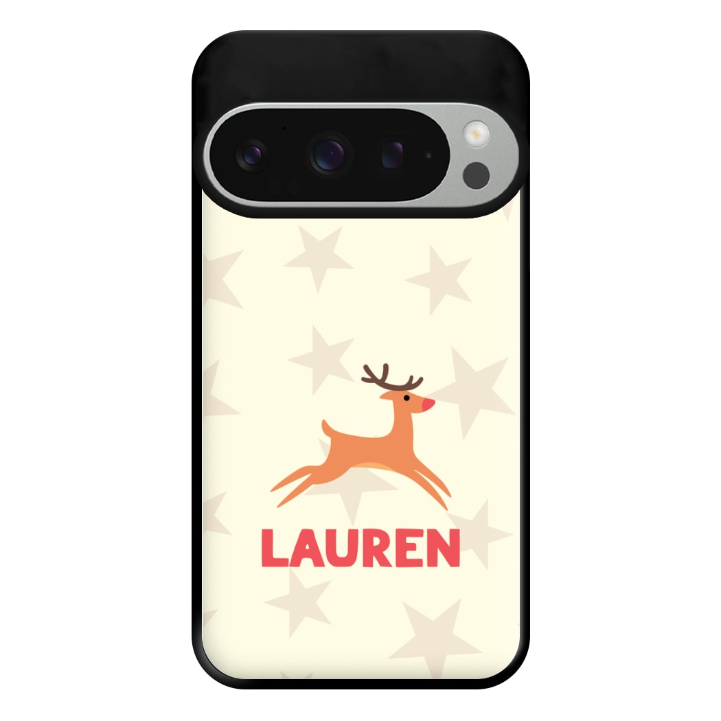 Personalised Raindeer Phone Case for Google Pixel 9 Pro XL