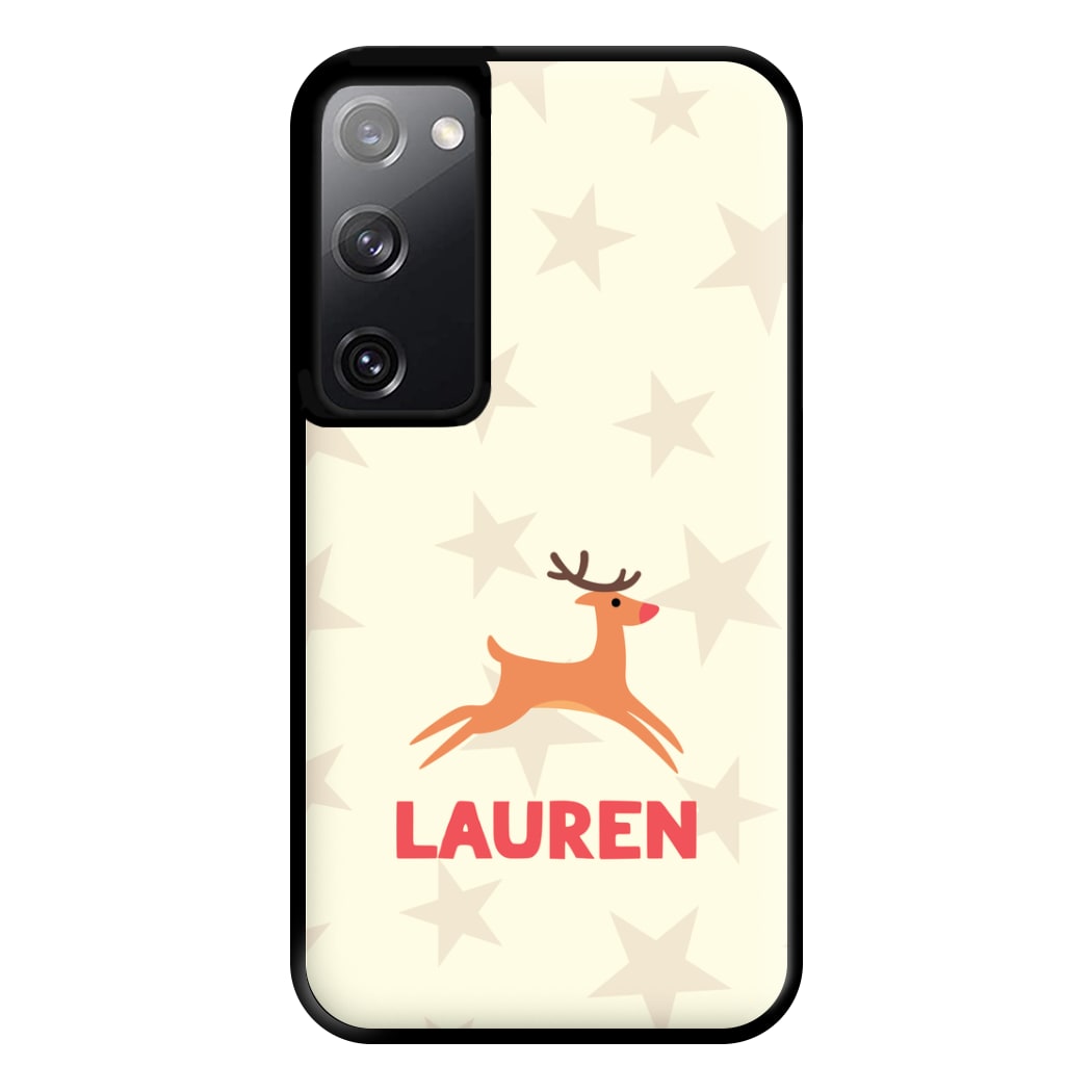 Personalised Raindeer Phone Case for Galaxy S20