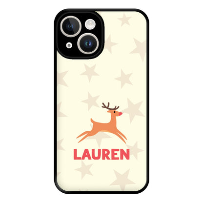 Personalised Raindeer Phone Case for iPhone 14