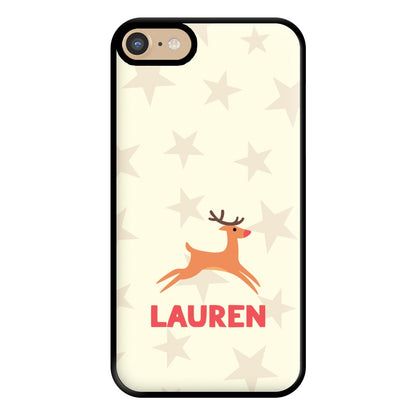 Personalised Raindeer Phone Case for iPhone 6 / 7 / 8 / SE