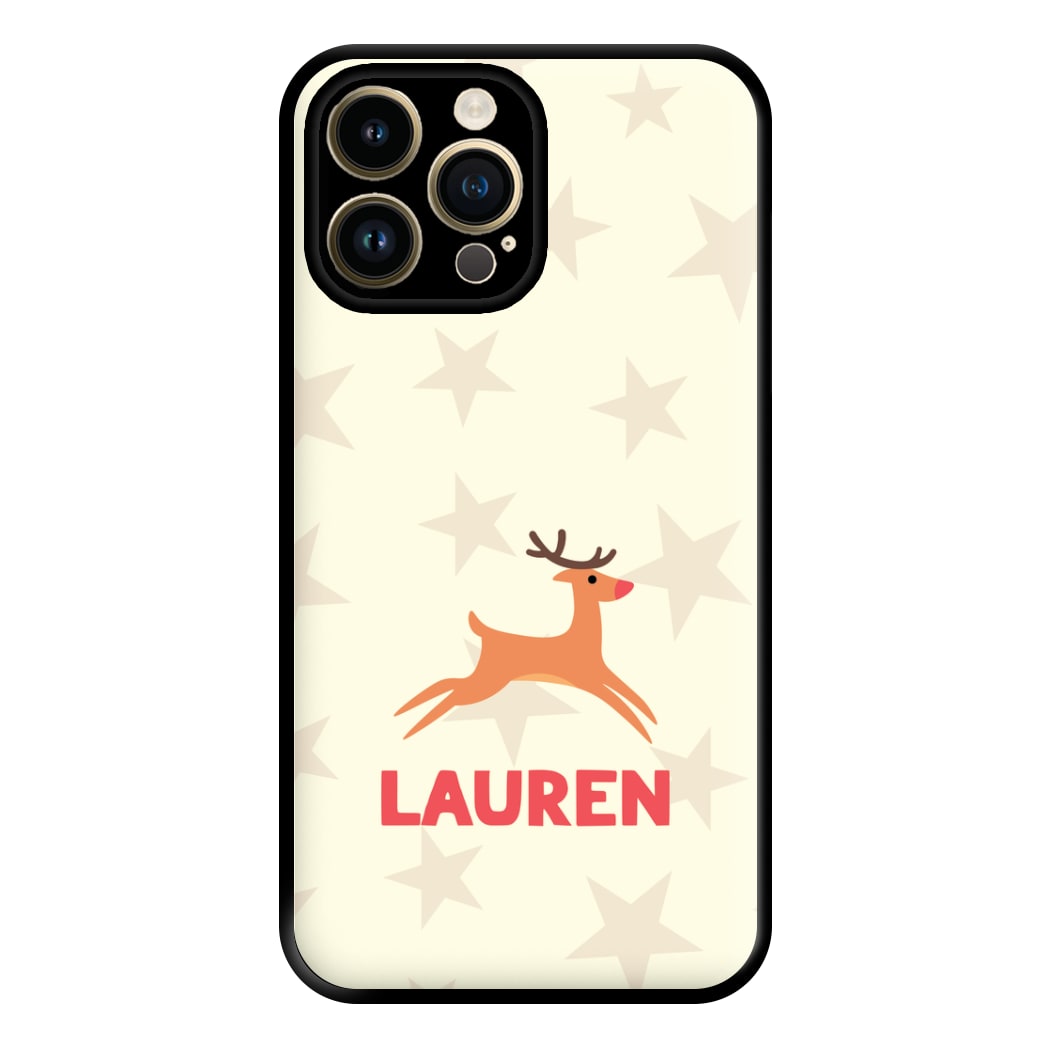 Personalised Raindeer Phone Case for iPhone 14 Pro Max