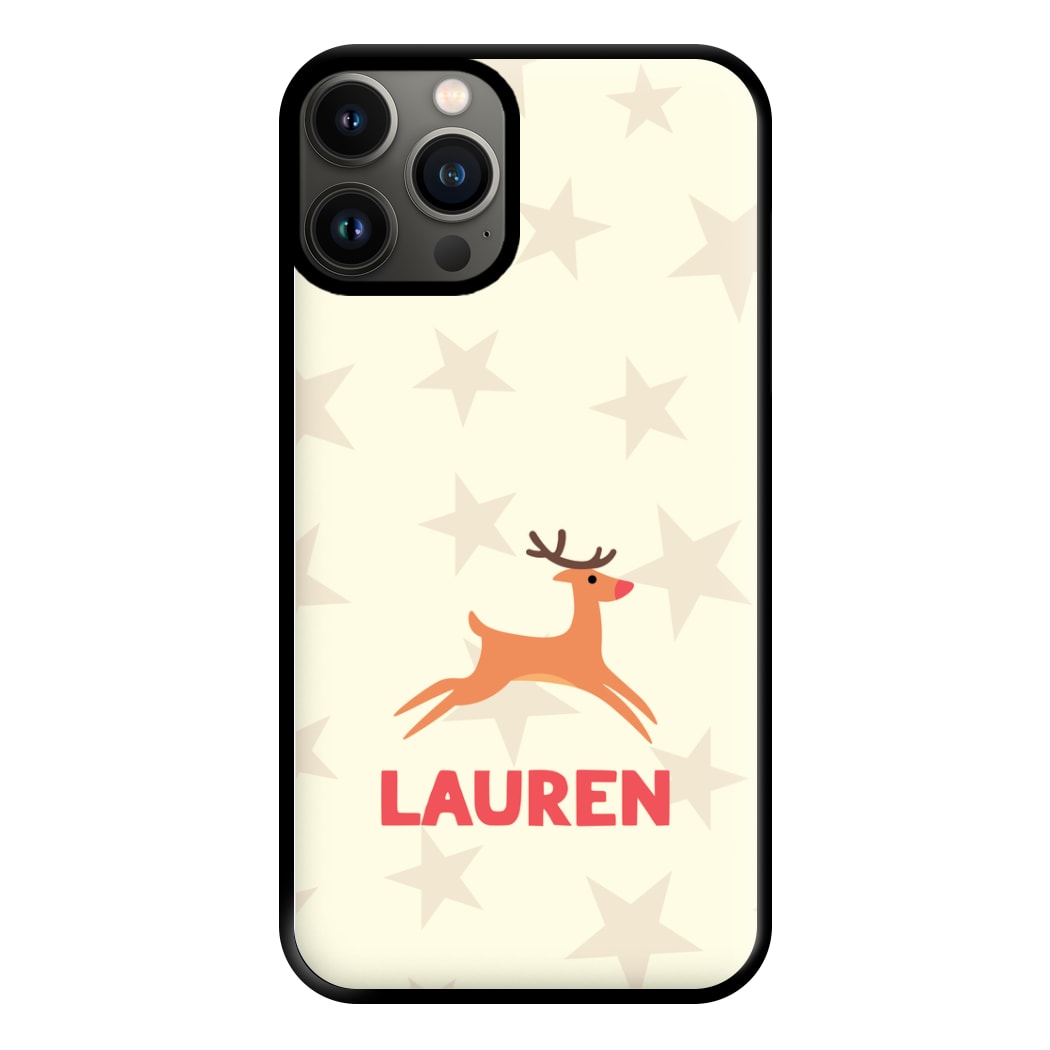 Personalised Raindeer Phone Case for iPhone 13 Pro Max