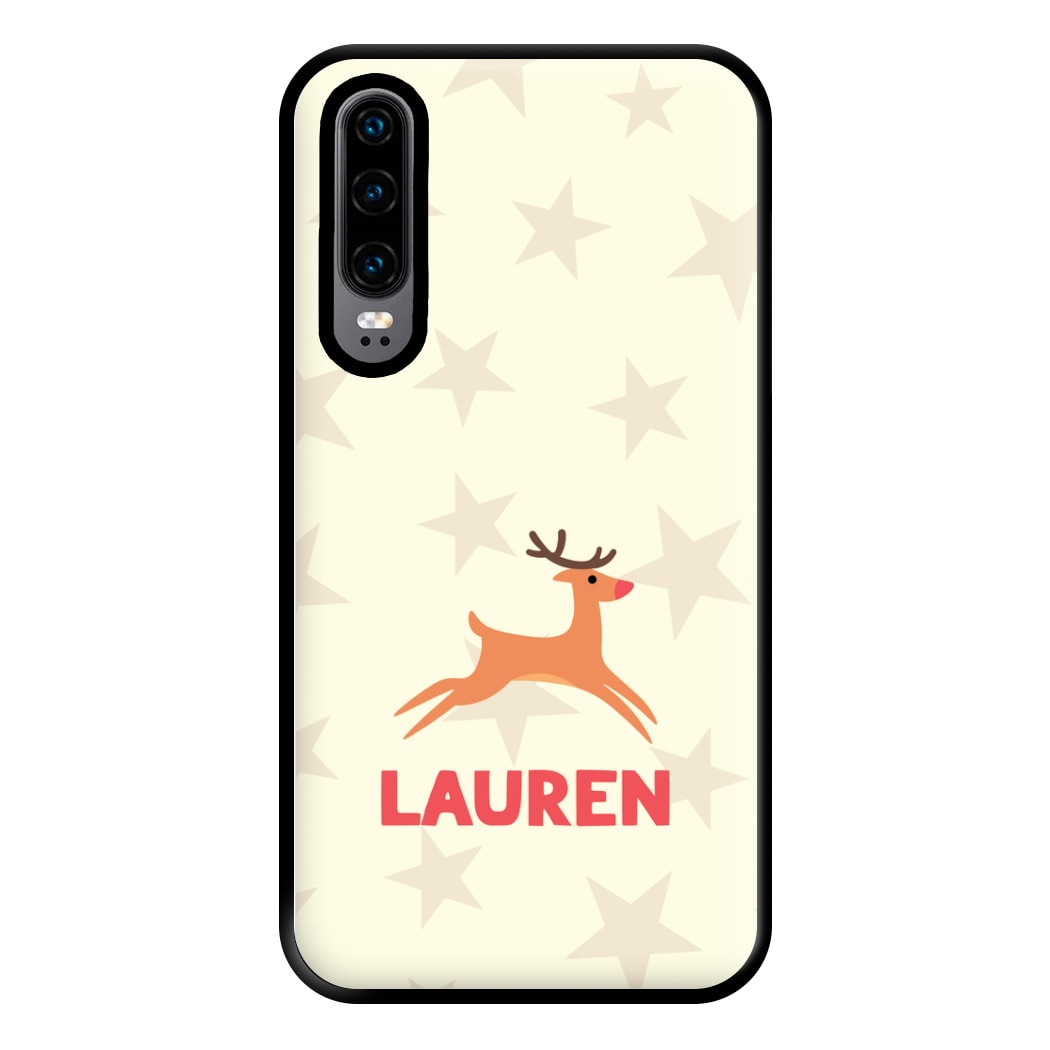 Personalised Raindeer Phone Case for Huawei P30