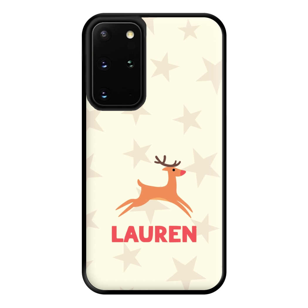 Personalised Raindeer Phone Case for Galaxy S20 Plus