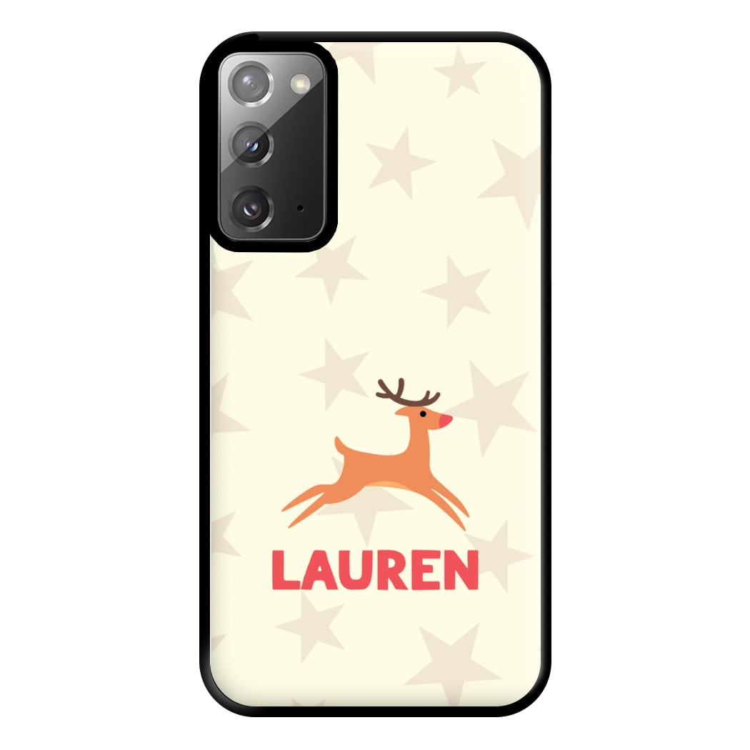 Personalised Raindeer Phone Case for Galaxy Note 20 Ultra