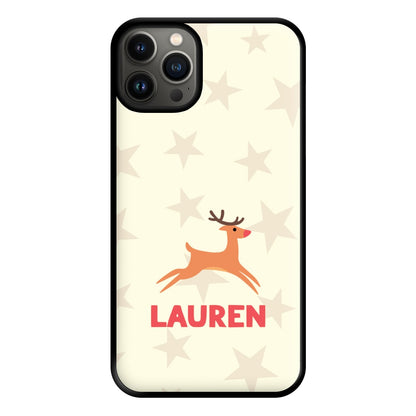 Personalised Raindeer Phone Case for iPhone 13