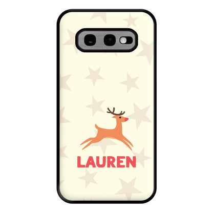 Personalised Raindeer Phone Case for Galaxy S10e