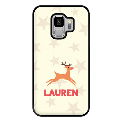 Personalised Raindeer Phone Case for Galaxy S9 Plus