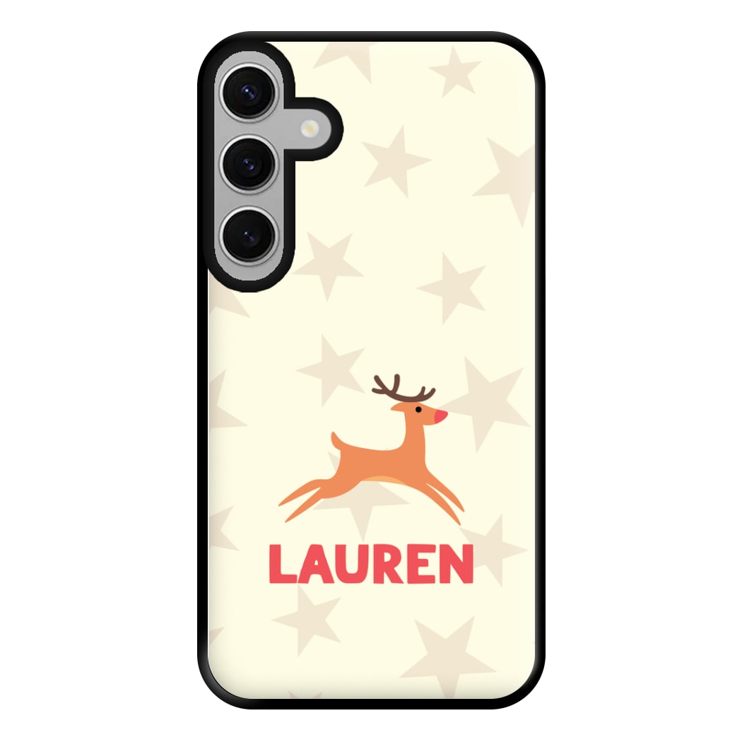 Personalised Raindeer Phone Case for Galaxy S24FE