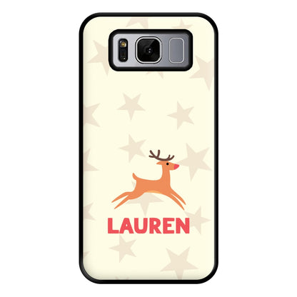 Personalised Raindeer Phone Case for Galaxy S8 Plus