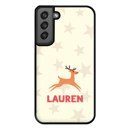 Personalised Raindeer Phone Case for Galaxy S21FE