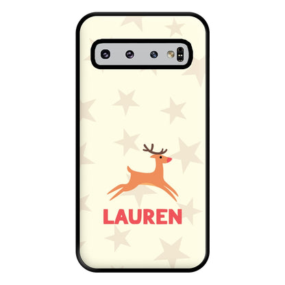 Personalised Raindeer Phone Case for Galaxy S10 Plus