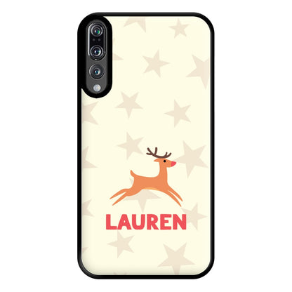 Personalised Raindeer Phone Case for Huawei P20 Pro