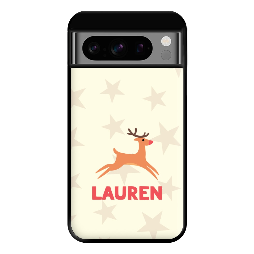 Personalised Raindeer Phone Case for Google Pixel 8 Pro