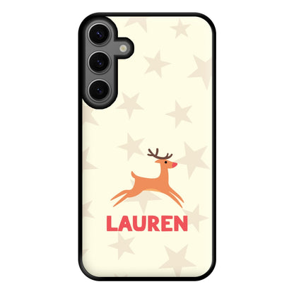 Personalised Raindeer Phone Case for Galaxy S23FE