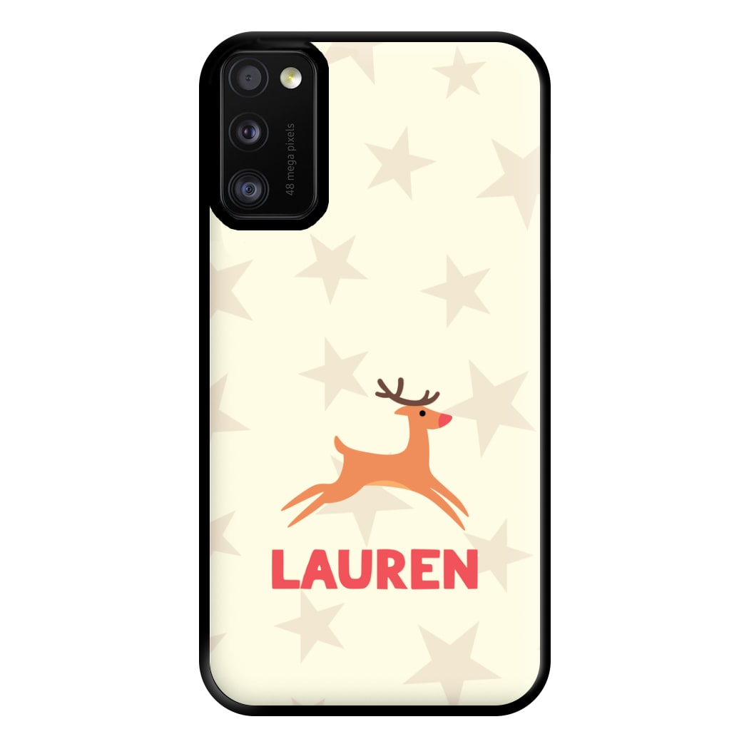 Personalised Raindeer Phone Case for Galaxy A41