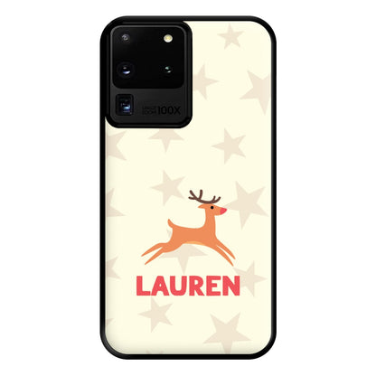 Personalised Raindeer Phone Case for Galaxy S20 Ultra