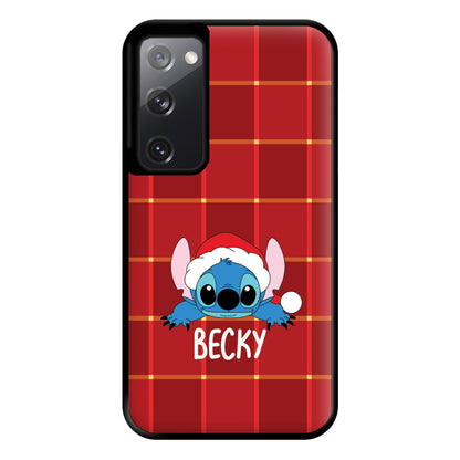 Personalised Christmas Alien Phone Case for Galaxy S20FE