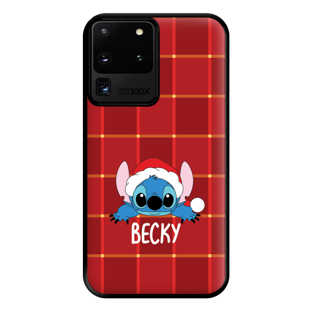 Personalised Christmas Alien Phone Case for Galaxy S20 Ultra