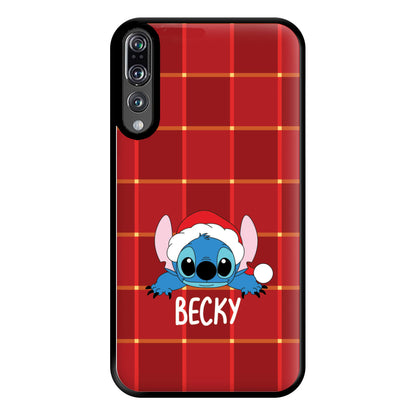 Personalised Christmas Alien Phone Case for Huawei P20 Pro