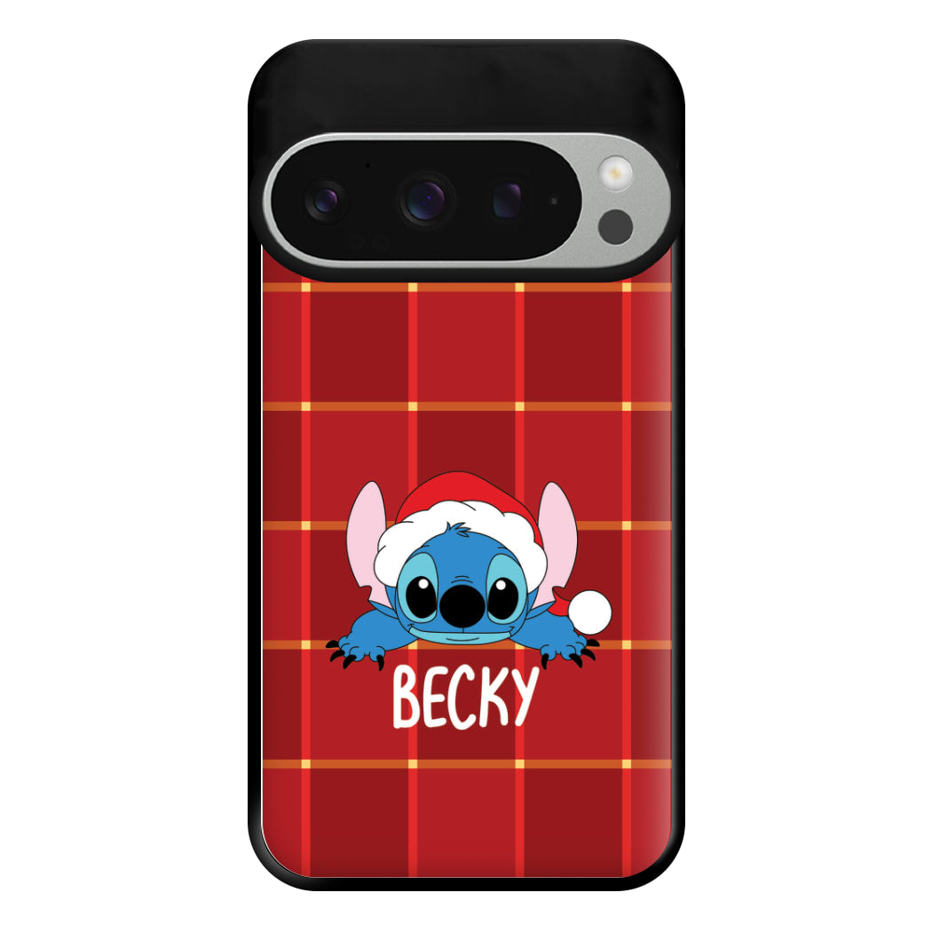 Personalised Christmas Alien Phone Case for Google Pixel 9 Pro XL