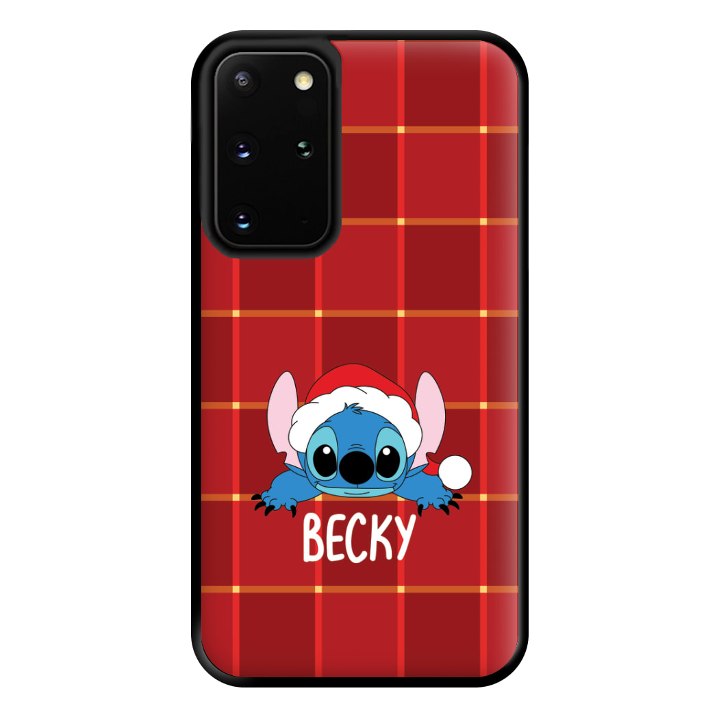 Personalised Christmas Alien Phone Case for Galaxy S20 Plus