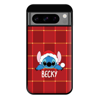 Personalised Christmas Alien Phone Case for Google Pixel 8 Pro