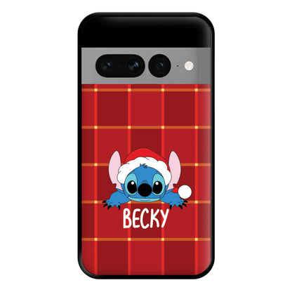 Personalised Christmas Alien Phone Case for Google Pixel 7 Pro