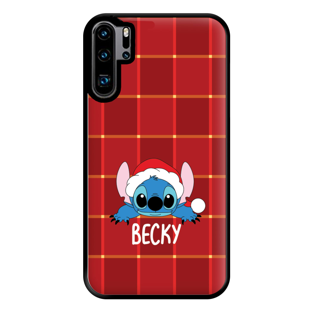 Personalised Christmas Alien Phone Case for Huawei P30 Pro