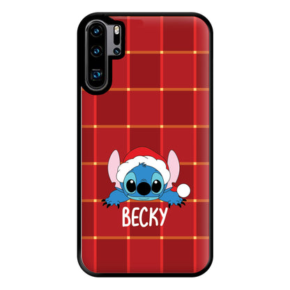 Personalised Christmas Alien Phone Case for Huawei P30 Pro