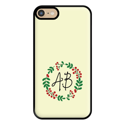 Personalised Wreath Phone Case for iPhone 6 / 7 / 8 / SE