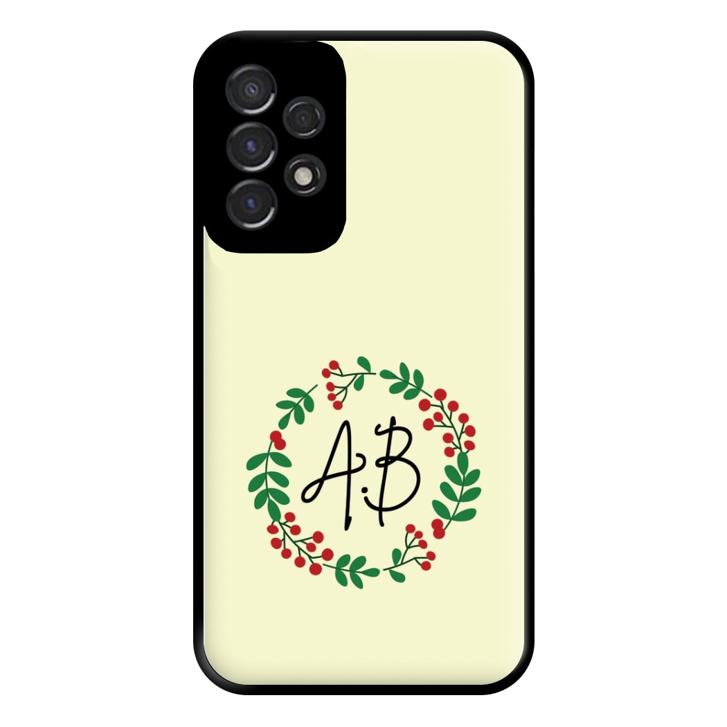 Personalised Wreath Phone Case for Galaxy A53