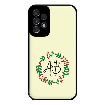 Personalised Wreath Phone Case for Galaxy A53