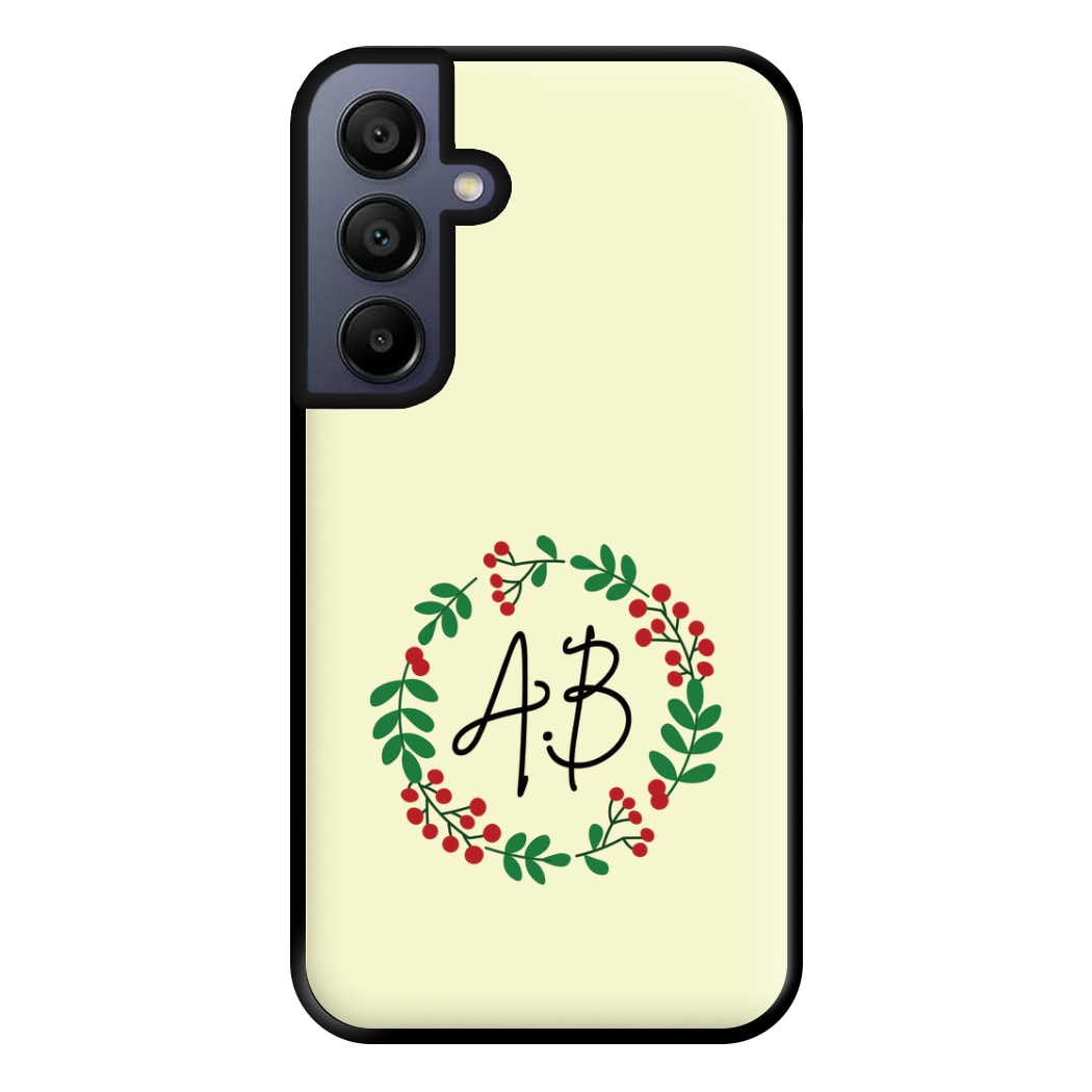 Personalised Wreath Phone Case for Galaxy A15