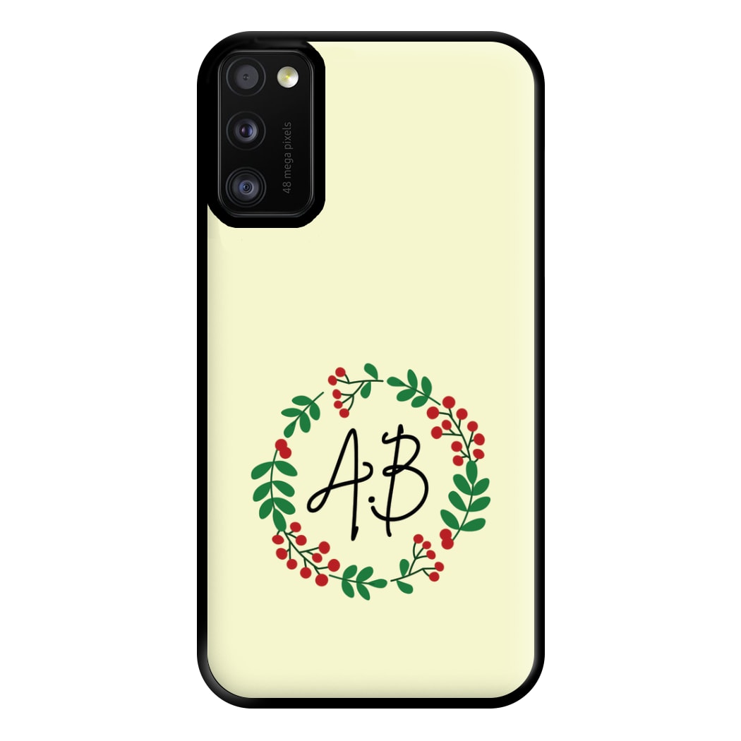 Personalised Wreath Phone Case for Galaxy A41