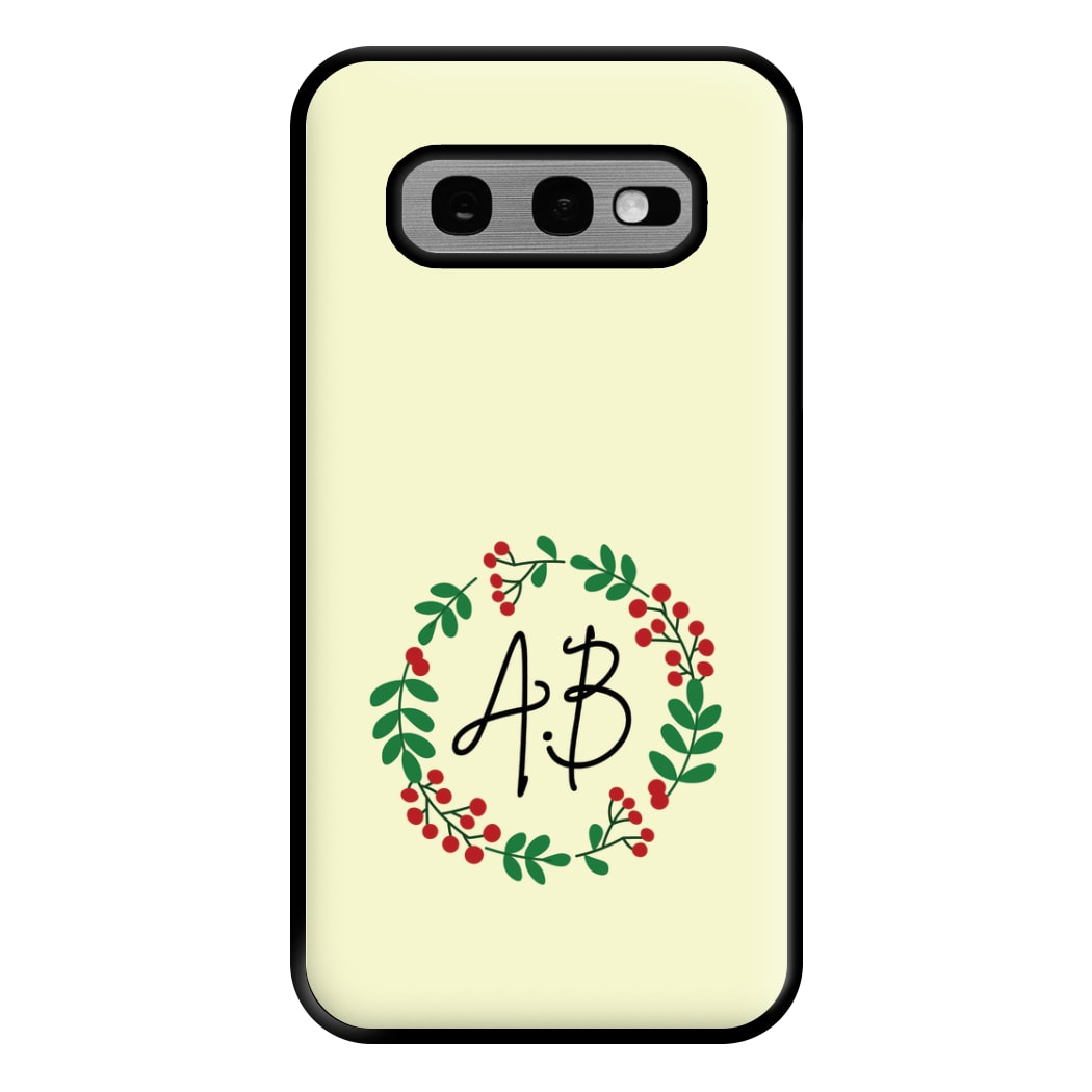 Personalised Wreath Phone Case for Galaxy S10e