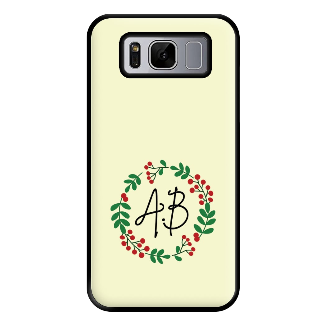 Personalised Wreath Phone Case for Galaxy S8 Plus