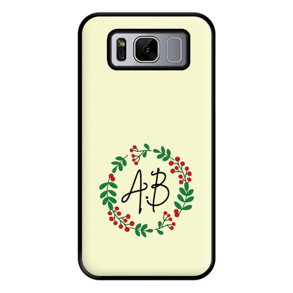 Personalised Wreath Phone Case for Galaxy S8 Plus