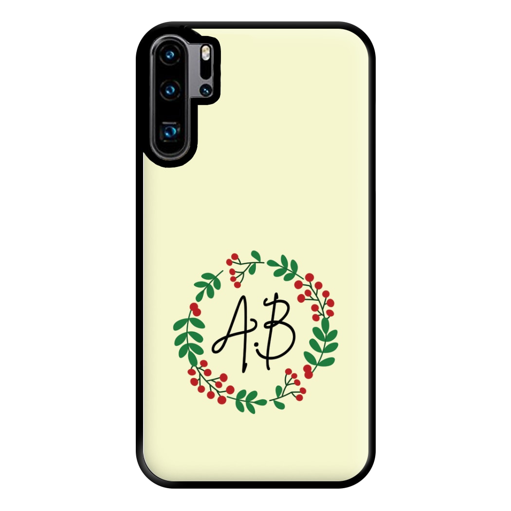 Personalised Wreath Phone Case for Huawei P30 Pro