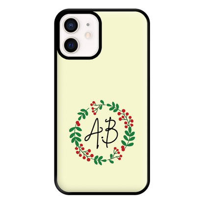 Personalised Wreath Phone Case for iPhone 13 Mini