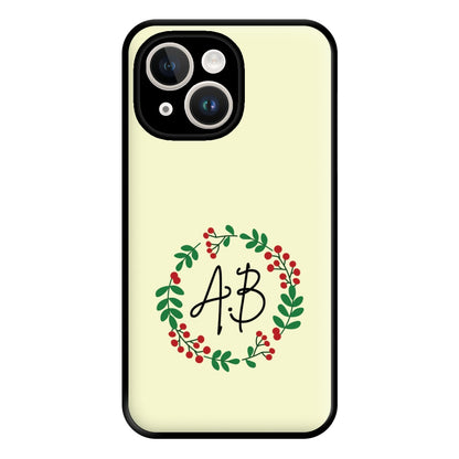 Personalised Wreath Phone Case for iPhone 14 Plus