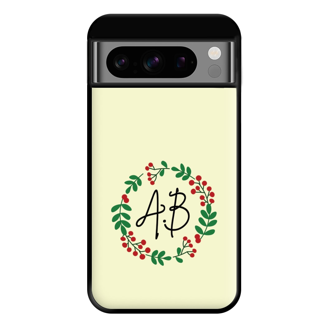 Personalised Wreath Phone Case for Google Pixel 8 Pro